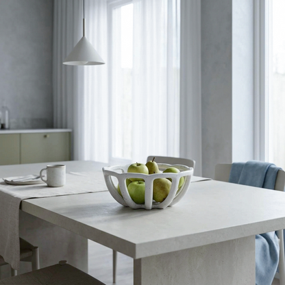 Cerulean Living™ Nordic Ceramic Fruit Basket