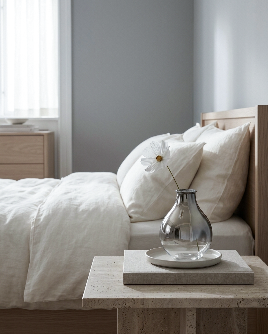Cerulean Living™ Nordic Silver Glass Vase Collection