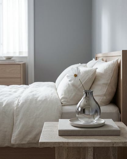 Cerulean Living™ Nordic Silver Glass Vase Collection