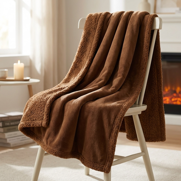 Cerulean Living™ Nordic Shaggy Microfiber Blanket